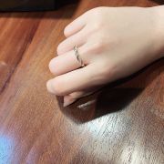 Adjustable Synthetic Zirconia Ring