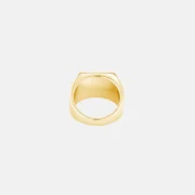 Gold Square Onyx Ring