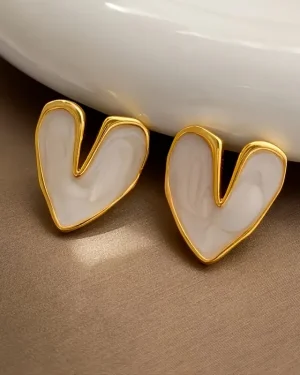 Heart-Shaped Earrings