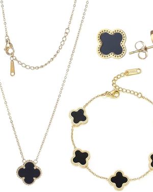 Van Cleef Pendant, Bracelet & Earrings Set