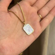 Square Double Sided Necklace