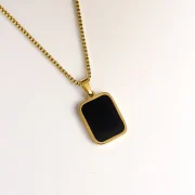 Square Double Sided Necklace