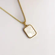 Square Double Sided Necklace