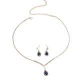 Zirconia Pendant Necklace & Earring Set