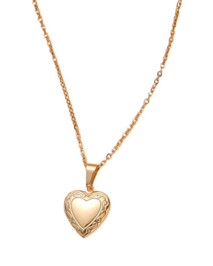 Heart Box Pendant Necklace