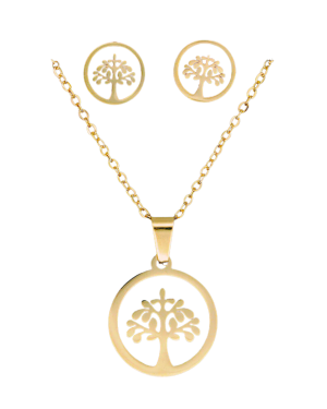 Tree of Life Pendant & Earring Set