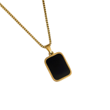 Square Double Sided Necklace