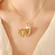 Heart Box Pendant Necklace