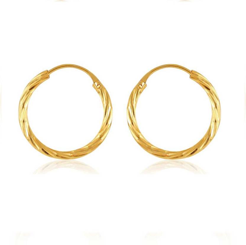 Golden Small Size Hoop Earring