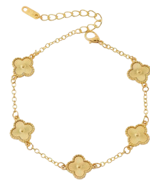 Golden Clover Bracelet