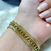 Stainless Steel Chain Gold Bracelet Water Risistant