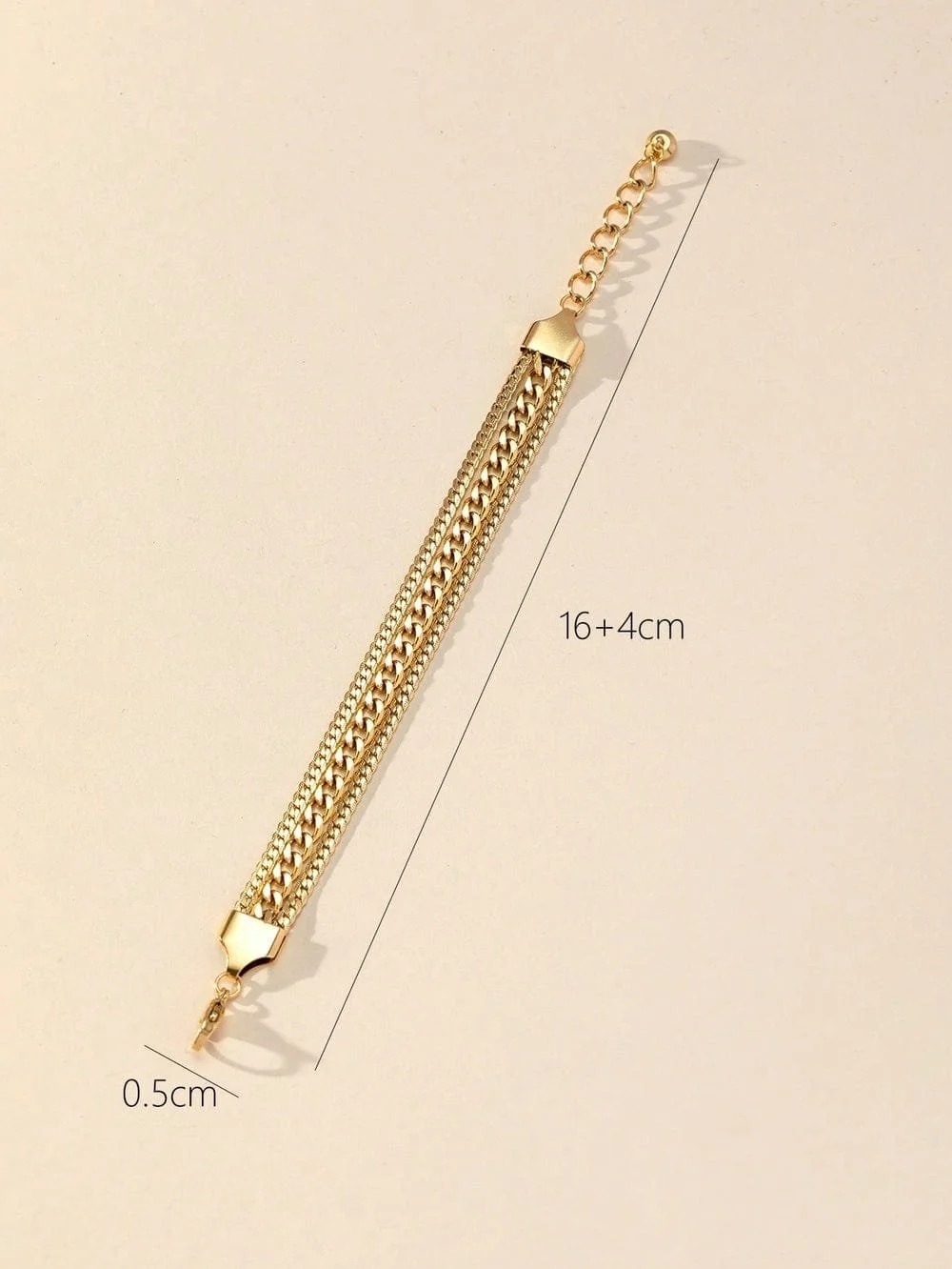 Stainless Steel Chain Gold Bracelet Water Risistant