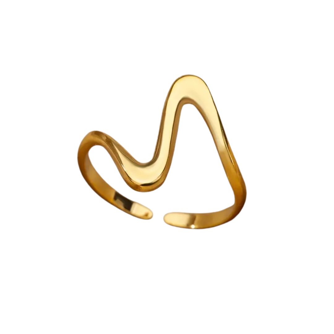 Style Wave Cuff Ring