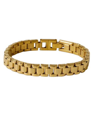 Golden-Tone Stainless Steel Bracelet