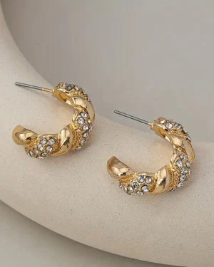 Exquisite C-Shaped Earrings