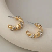 Exquisite C-Shaped Earrings