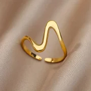 Style Wave Cuff Ring