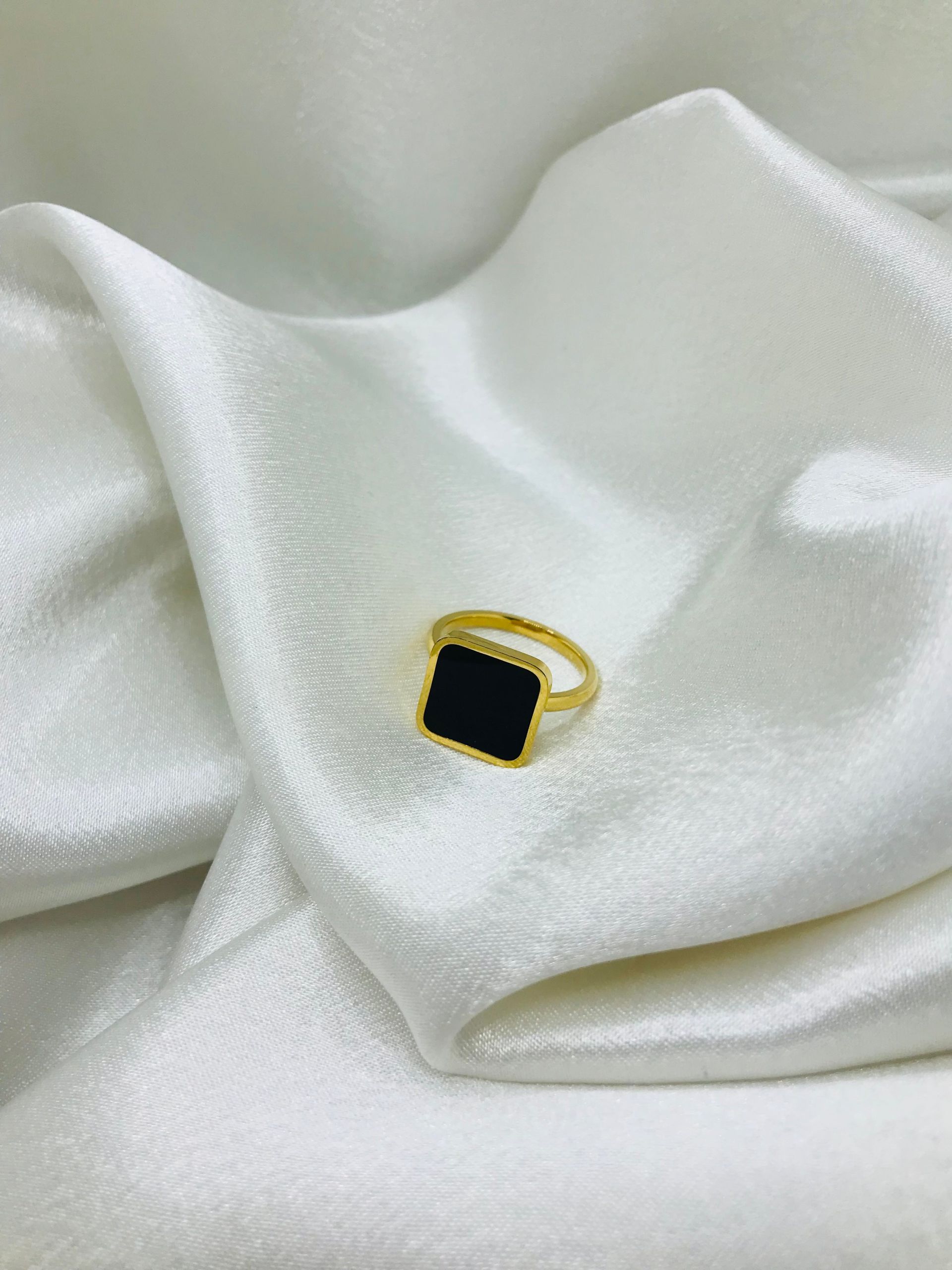 Square Gold Ring