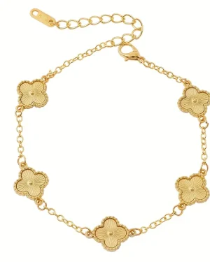 Golden Clover Bracelet