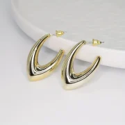 Circular Water Drop Earrings