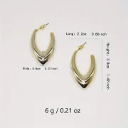 Circular Water Drop Earrings