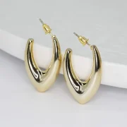 Circular Water Drop Earrings