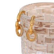 Luxury Diamond & Pearl Hoop Earrings