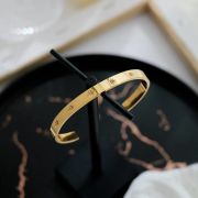 Moon Bracelet with Zirconia