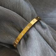 Moon Bracelet with Zirconia