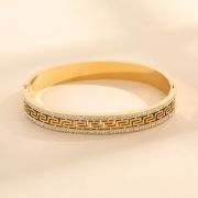Versace Inspired Crystal Bracelet – Stainless Steel