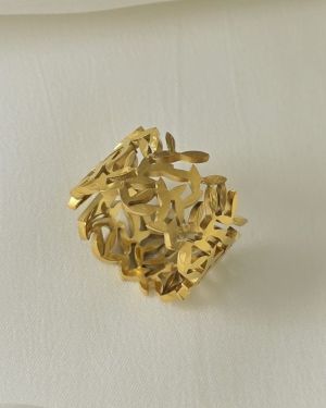 Leaf Ring – Stainless Steel